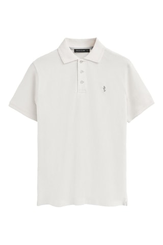 Polo regular - Blanc
