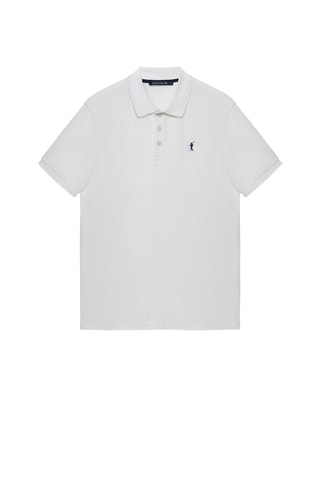 2 polos Bleu marine et blanc