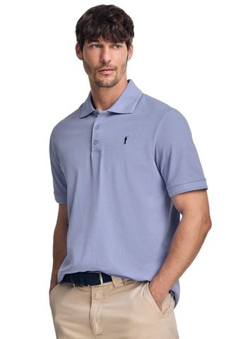 Polo regular - Bleu