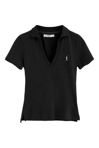 Polo slim - Noir