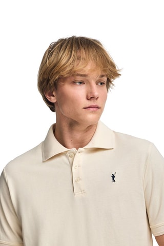 Polo regular - Ecru