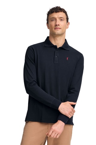 Polo regular - Bleu marine