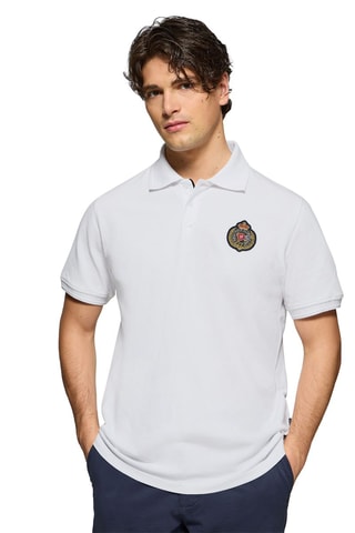 Polo regular - Blanc