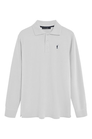 Polo regular - Blanc