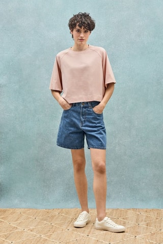 T-shirt relaxed - Rose