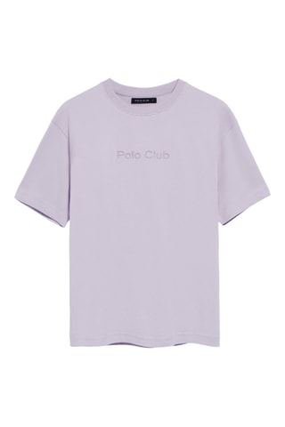 T-shirt relaxed - Mauve