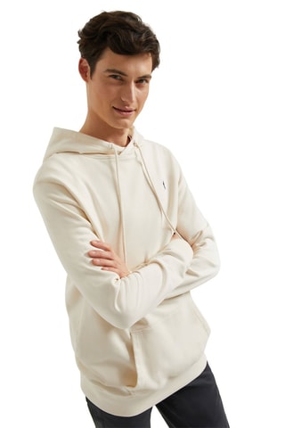 Sweat à capuche - Ecru
