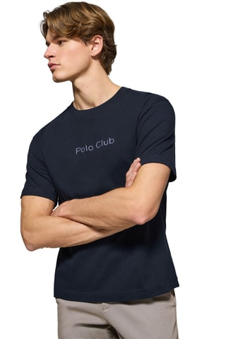 T-shirt relaxed - Bleu marine