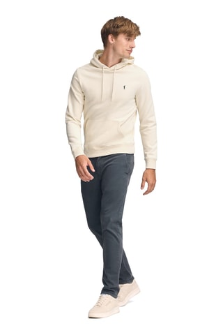 Sweat slim à capuche - Ecru