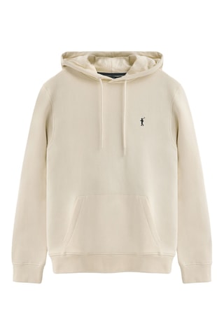 Sweat slim à capuche - Ecru