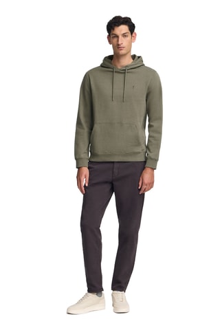 Sweat slim à capuche - Kaki