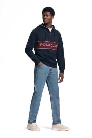 Sweat à capuche - Bleu marine