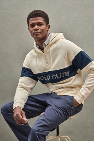 Sweat à capuche - Ecru