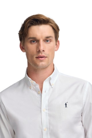 Chemise regular - Blanc
