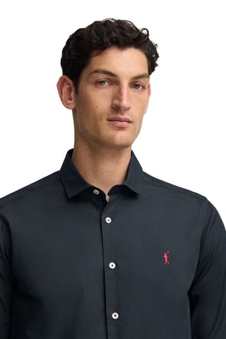 Chemise slim - Bleu marine