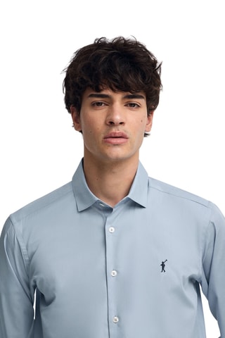 Chemise slim - Bleu clair