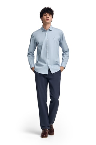 Chemise slim - Bleu clair
