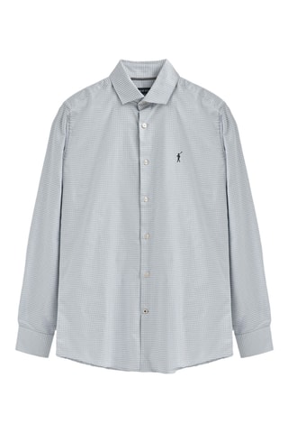 Chemise - Blanc et bleu clair