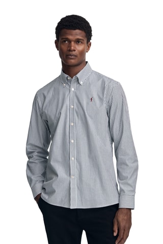 Chemise - Blanc et bleu marine