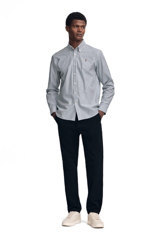 Chemise - Blanc et bleu marine