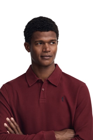 Polo relaxed - Bordeaux