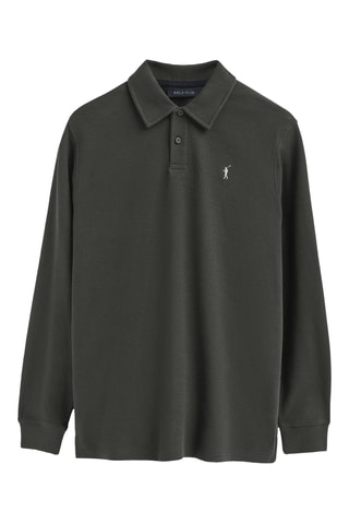 Polo relaxed - Gris foncé