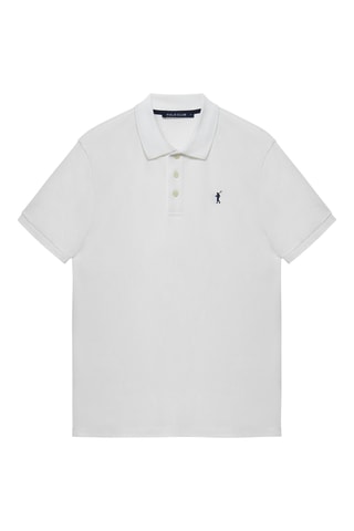 Polo regular - Blanc