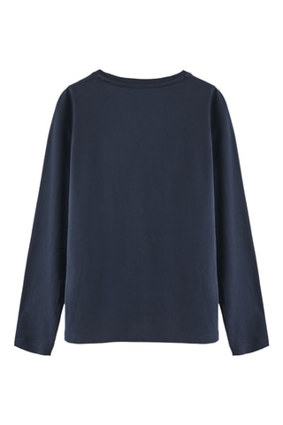 T-shirt slim - Bleu marine