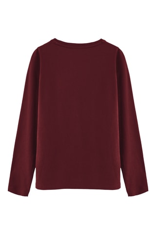 T-shirt slim - Bordeaux