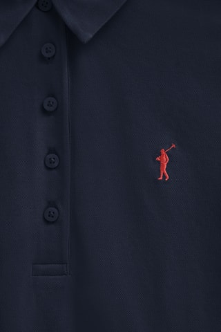 Polo slim - Bleu marine