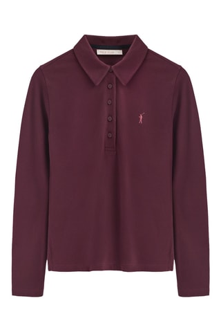 Polo slim - Bordeaux