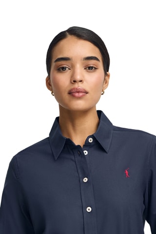 Chemisier regular - Bleu marine