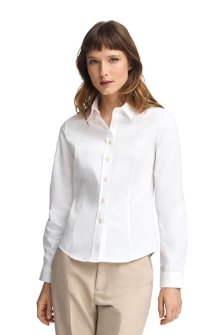Chemisier slim - Blanc