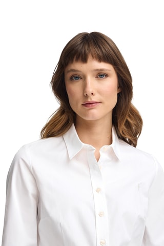 Chemisier slim - Blanc