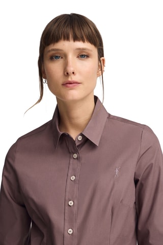 Chemisier slim - Taupe