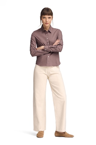 Chemisier slim - Taupe
