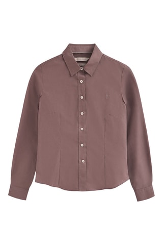 Chemisier slim - Taupe