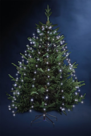 Guirlande pour sapin LED - Blanc froid - 1,65 m