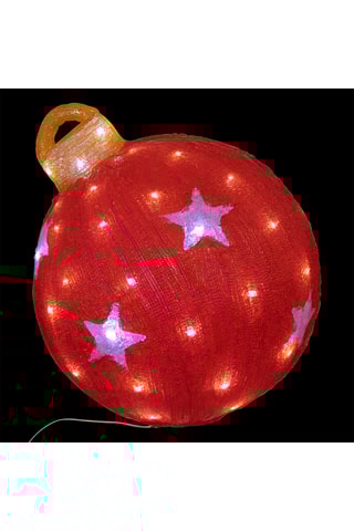 Boule lumineuse de décoration LED - Rouge
