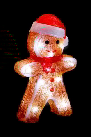 Bonhomme de noël lumineux LED - Marron