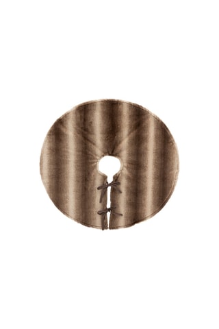 Tapis sapin de Noël - Marron - 90 cm