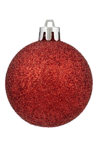44 décorations sapin de Noël - Rouge et blanc