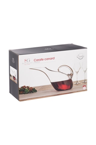 Carafe canard en cristallin - 1,7 l
