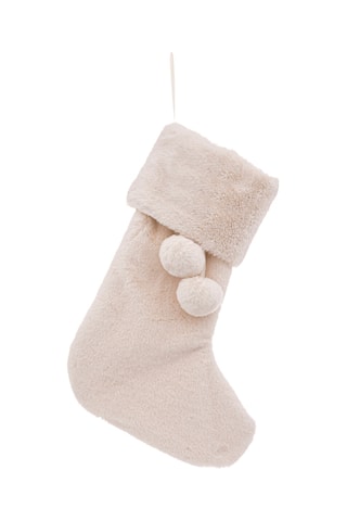 Chaussette de Noël - Blanc