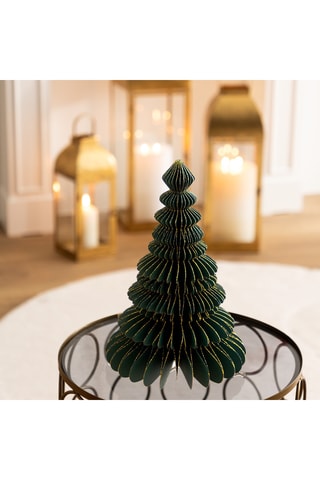 Sapin artificiel - 30 cm - Vert foncé