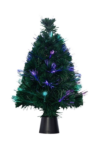 Sapin artificiel LED - Vert foncé - 45 cm