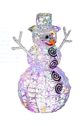 Bonhomme de neige LED - Blanc