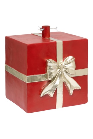 Pieds de sapin - 30 x 27 x 35 cm - Rouge