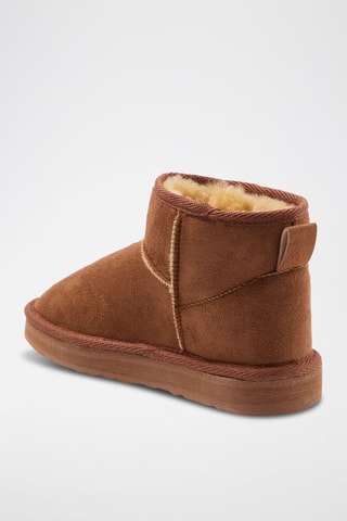 Botins forradas - Castanho