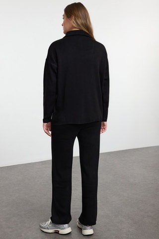 Camisola e calças - Preto